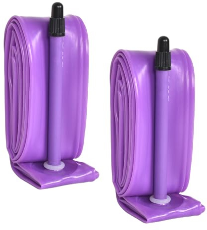Zimoer Camera d'aria TPU per Bicicletta da Corsa e Strada - Ultralight, Compatibile con 700 x 23/25/28/30/32C, Valvola Francese 65mm, 2 Pezzi