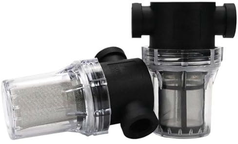 UYUUBNK Filtre de d'eau, purificateur de d'eau, Filtre en cuivre Haute densité, Lavage à Contre-Courant for éliminer la Rouille, Tube de précipitation des polluants(1,40 Grid)