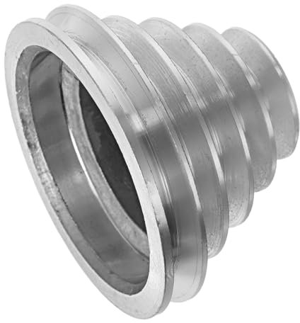 Homoyoyo Mehrstufige Aluminium Riemenscheibe Für Tischbohrmaschine Robustes Bohrmaschinenzubehör Für Metall Und Holzbearbeitung Geräuscharm Mit Gleichmäßiger Kraftübertragung