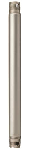Kichler 12 Ceiling Fan Downrod, Brushed Nickel