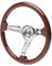 Simoni Racing DID Sportlenkrad A Kelch aus Holz, Schwarz