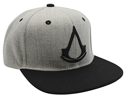 ABYstyle Unisex Assassin's Creed Origins – Casquette Snapback - Noir Et Gris Visor, Mehrfarbig (Multicouleur Multicouleur), Einheitsgröße EU
