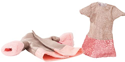 Götz 3403034 Kombination Classy - Puppenbekleidung Gr. XL - 2-teiliges Bekleidungs- und Zubehörset für Stehpuppen 45 - 50 cm