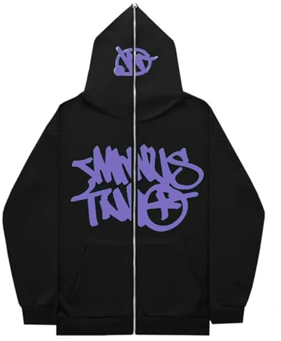 Generisch Minus Two Hoodie Minus Two Cargo Jacke Jogginganzug Herren Jogginganzug Tracksuit Elevate Clothing Meec PSG Anzug Minus Two +Jogginganzug Violett L