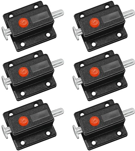 6 PCS Button Spring Loaded Automatic Door Latches