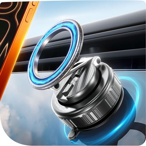 Upgraded 360° Rotation Vacuum Magnetic Phone Holder Stand for iPhone 18