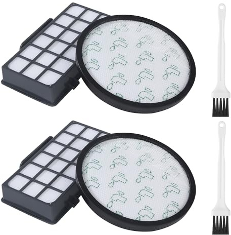 Lote de 4 Filtro para Rowenta X-Trem Power Cyclonic Aspiradora RO69xx RO72xx, Accesorio de filtro de repuesto ZR006001,Filtro para RowentaRO6962 RO6963 RO6971 RO6984,Compatible Con ZR006001