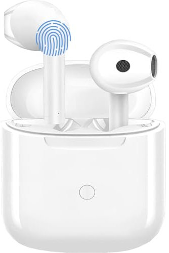 Wireless Earbuds, Bluetooth 5.3 Headphones in Ear, Bluetooth Earbuds 32H Playtime, HD Stereo Sound, IP7 Waterproof, Touch Control, 4 Mics for Clear Calls, Perfect for Sports, Work, and Leisure