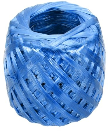 sourcing map Spago in poliestere e nylon e plastica, 135 m, 30 mm, per imballaggio domestico per giardinaggio e trasporto, blu