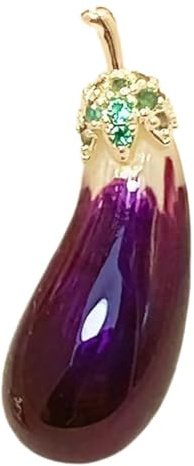 LIFKOME Spilla da Colletto Melanzana in Resistente Accessorio Moda per Giacche Maglie e Sciarpe Spilla Balìa Decorativa per Donna Clip Anti-scopertura Elegante e Versatile