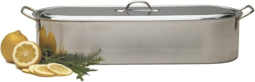 RSVP International Endurance Collection Fish Poaching Set, 18 inch, Stainless Steel