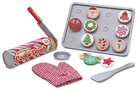MaMeMi WOODEN SLICE AND BAKE CHRISTMAS COOKIE SET