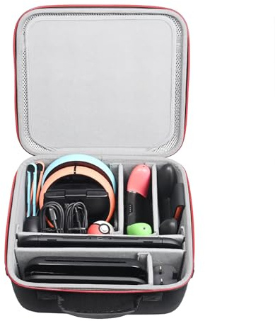 RLSOCO Tasche für Nintendo Switch 2 - Reisetasche für Switch 2 Konsole,Switch 2 Pro Controller,TV Dock,Joy-Con 2 Grip,Power Adapter,24 Spielpatronen und anderes Zubehör (Nur Tasche)