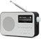 LEMEGA PR2-Max Tragbares Digitalradio DAB,Kleines Radio mit Netzstecker(DAB+,UKW,Bluetooth,Akku,15 Stunden Wiedergabe,Kopfhörer-Anschluss,40 Voreinstellungen,Doppelter Wecker,Einschlaf-Timer) Schwarz