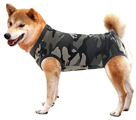 Combinaison de Convalescence pour Chien et Chat - Protection Abdominale Contre Les plaies - Vêtement médical Post-opératoire