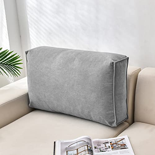 Luxuriöses Sofa-Rückenkissen, Rückenstützkissen, Sofa Lesekissen, großes Nacht- und Rückenlehnenkissen, Lendenwirbelstützkissen, abnehmbarer Bezug