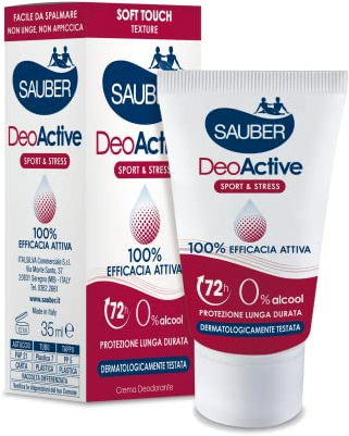 SAUBER Deodorante Deoactive Crema - 35 Ml