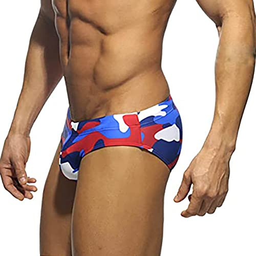 LikeJump Traje de baño para hombre con calzoncillos elásticos de secado rápido, traje de baño Waterfeel de Lycra, bañador deportivo, calzoncillos tipo bóxer para nadar, XXL