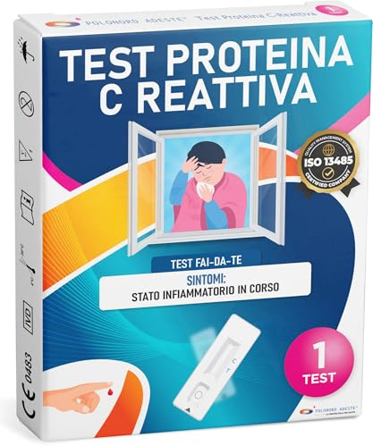 ADESTE TEST PROTEÍNA C REACTIVA – TEST CRP RÁPIDO para la detección de enfermedades infecciosas bacterianas y estados inflamatorios