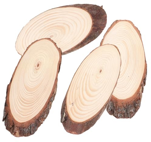 Toddmomy 4stücke Holz-trittsteine Für Garten Dekorative Gehwegsteine Für Außenbereiche Trittsteine Für Gartenwege Und Landschaftsgestaltung Wetterfeste Gartensteine