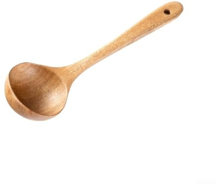 Vajilla de madera, pala de madera, utensilios de cocina, cuchara de madera, espátula colador para herramientas de cocina (cuchara grande)