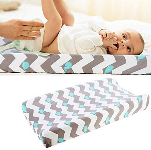 Yolispa Lot de 2 matelas à langer pour bébé - Lavables - Pour bébés et tout-petits - En coton - Universel - Doux pour la peau - Pour garçons et filles