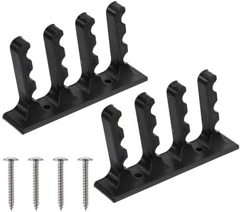 AMUSLESUR Porta Frecce da Metallo, Staffa Porta Archi Resistente, Gancio da Archery, Supporto Organizzatore per Attrezzatura da Tiro con L'Arco