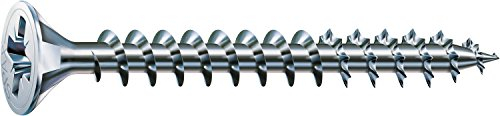 SPAX - Tornillo cincado claro, 3,5 x 16 mm, 1000 Unidades