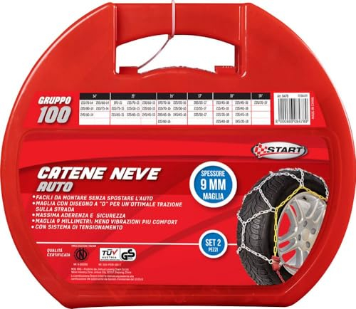 CATENE NEVE START 9 MM-GR.100
