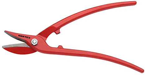 ROSTEX Profi Blechschere 2344 - Hochleistungs Blech Schere für den gewerblichen Einsatz und Blechbearbeitung im Dauerbetrieb - Ideal für Dachdecker, Schlosser u. Metallbauer (2344)