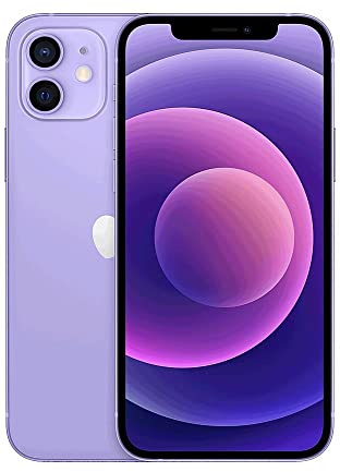 Apple iPhone 12, 256GB, Purple - Unlocked (Renewed)