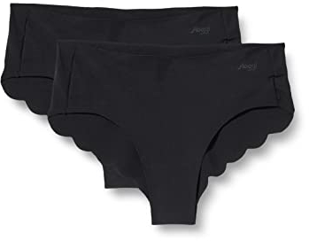 sloggi Damen Zero Modal 2.0 H 2P Hipster, Black, M