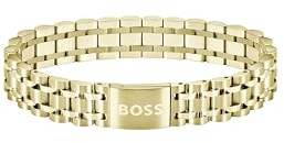 BOSS Jewelry Brazalete de eslabón para Hombre Colección OWAN en Oro Amarillo - 1580645