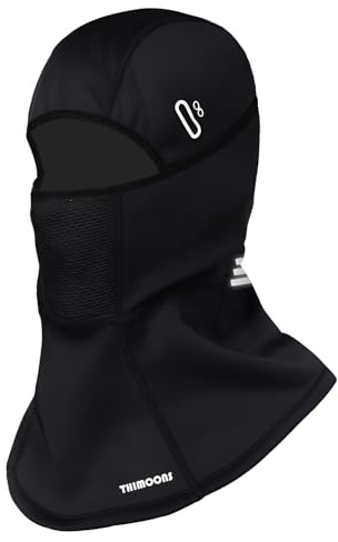 Balaclava Ski Mask | Windproof Thermal Neck Gaiter | Soft Full-mask with Reflective | Polar Fleece Headwear for Autumn Winter Skating,Skiing,Running,Cycling