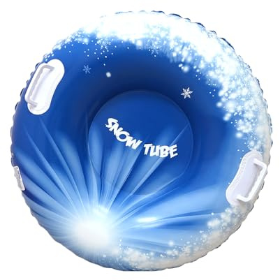 Erconsso Luge Gonflable pour Adult | Robuste avec Poignées - Jeux d'Extérieur pour Glissades et Patinage - Activités Hivernales pour Plages Parcs et Jardins