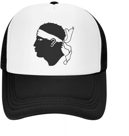 VIDOJI Baseballkappe benutzerdefinierte Sardinien Flagge Italia Italien Korsika Baseballkappe Männer Frauen verstellbar Italienische Trucker Mütze Sport Perfektes