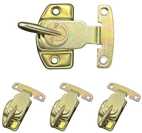 LHUIDDH 4 PCS Metal Dining Table Locks, Zinc, Furniture Locks, Table Lock