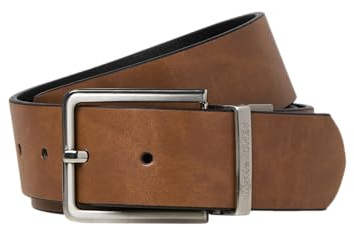 JACK & JONES Jacgarda - Cinturón reversible para hombre, color coñac, 105, coñac, numeric_105