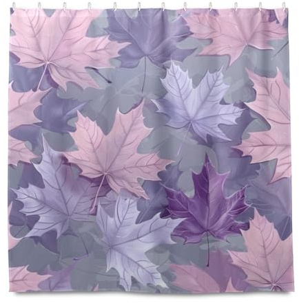 miaozhen Tenda da doccia impermeabile con gancio, 182 x 182 cm, in poliestere, lavabile in lavatrice, elegante, per bagno lungo cortinas para ba?o a prueba de agua