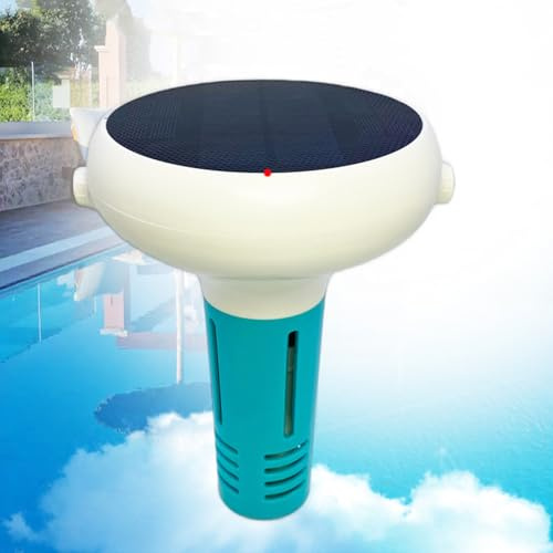 Solar Floating Pool Pool Water Quality Tester, 7-i-1 Smart Pool Water Tester, PH TDS ORP Salt EC Temp Chlorine Test Meter, APP-aktiverad för realtidsövervakning, för simning pool, hot tub, damm