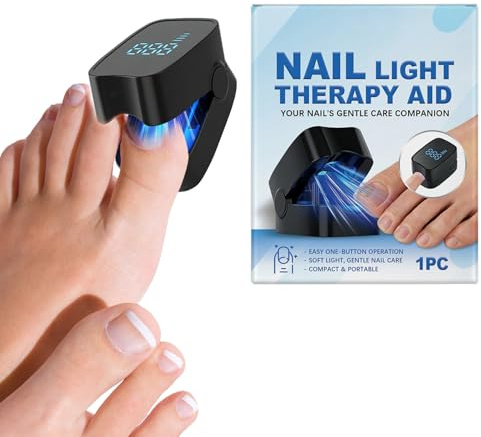 Dispositivo de luz de uñas para uñas de los pies, herramienta recargable segura y efectiva, dispositivo de luz para reparación de uñas, para mujeres y hombres, reparación de uñas en el hogar