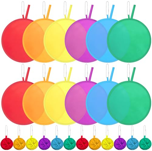 Namalu 12 Piezas Abanicos Plegables de Mano Mujeres, Estilo Colorido | Abanicos Portátiles, De Color Sólido, Para Verano, Boda, Fiesta, Hogar, Festival, Oficina, Decoración Personal