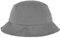 Flexfit Cotton Twill Bucket Hat - Unisex Anglerhut für Damen und Herren, einfarbig, mit patentiertem Flexfit Band, Farbe Grau, one size