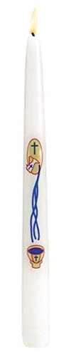 1 x vela – Bautismal – mi bautismo – Taper – 7/8 x 10