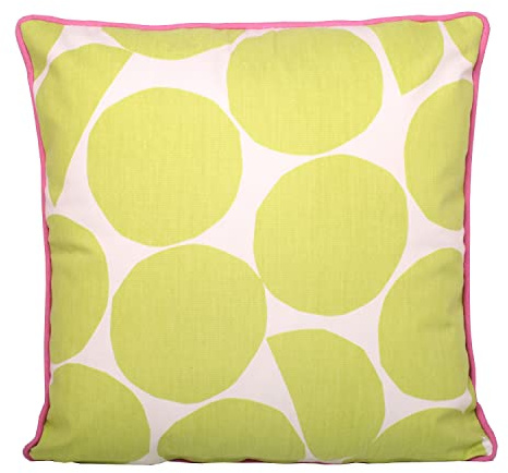Fusion - Ingo Outdoor - Outdoor Filled Cushion - 43 x 43cm in Pink/Green