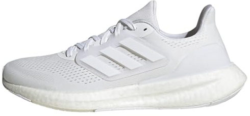 adidas Herren Pureboost 23 Shoes Laufschuhe, Cloud White/Cloud White/Core Black, 43 1/3 EU