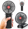 Ventilador Portátil de Mano Mini Recargable: Ventilador Silencioso Recargable por USB Ventilador Pequeño a Pilas 4 Velocidades de Escritorio Plegable Hand Fan para el Oficina Hogar Viajes y Exterior