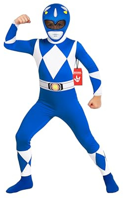 Morph Kids Blå Hjältedräkt för Barn - Utklädningsdräkt för Halloween, Kostymfest, Karneval & Temafest