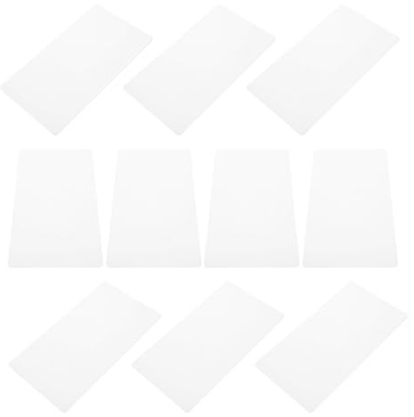 DOITOOL Lot de 10 Gabarits en Pvc Transparents 14x22 Cm pour Stylo 3d, Tapis de Dessin Pratique et Modèle de Base, Accessoires Créatifs pour Impression et Peinture Tridimensionnelle,