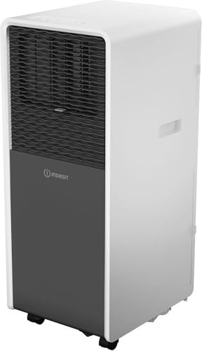 INDESIT PAI27COW - Condizionatore Portatile 7000 BTU/h con Tubo di Scarico e Deumidificatore, Condizionatore Senza Unità Esterna - Aria Condizionata Portatile, Elettrodomestici per la Casa, Classe A